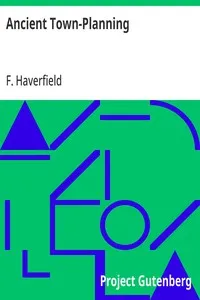 Ancient Town-Planning — F. (Francis) Haverfield cover