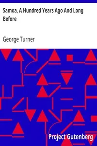 Samoa, A Hundred Years Ago And Long Before — George Turner cover
