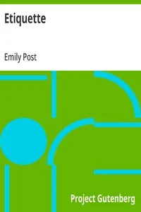 Etiquette — Emily Post cover