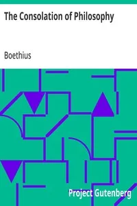 The Consolation of Philosophy — Boethius cover