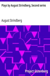 Plays by August Strindberg, Second series cover