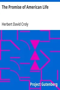 The Promise of American Life — Herbert David Croly cover