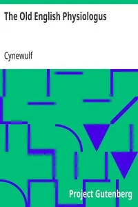 The Old English Physiologus — Cynewulf cover