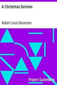 A Christmas Sermon — Robert Louis Stevenson cover
