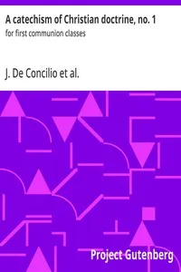 A catechism of Christian doctrine, no. 1 : $b for first communion classes cover
