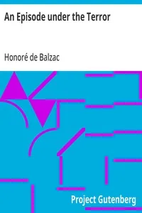 An Episode under the Terror — Honoré de Balzac cover