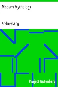 Modern Mythology — Andrew Lang cover