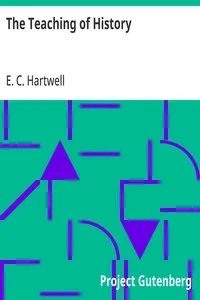 The Teaching of History — E. C. (Ernest Clark) Hartwell cover
