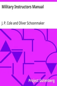 Military Instructors Manual — J. P. (James Perry) Cole cover