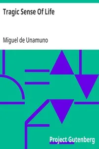 Tragic Sense Of Life — Miguel de Unamuno cover