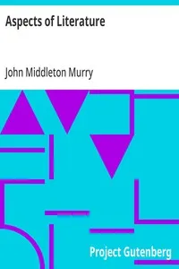 Aspects of Literature — John Middleton Murry cover