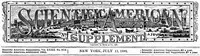 Scientific American Supplement, No. 810, July 11, 1891 — Various cover