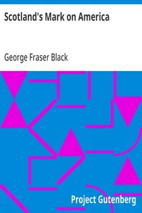 Scotland's Mark on America — George Fraser Black cover