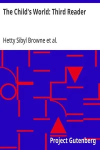 The Child's World: Third Reader — Hetty Sibyl Browne cover