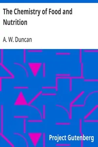 The Chemistry of Food and Nutrition cover