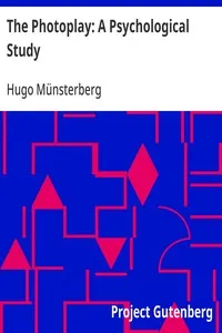 The Photoplay: A Psychological Study — Hugo Münsterberg cover