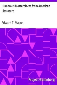 Humorous Masterpieces from American Literature — Anonymous cover