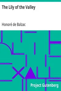 The Lily of the Valley — Honoré de Balzac cover