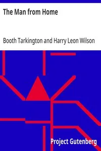 The Man from Home — Booth Tarkington cover
