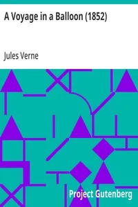 A Voyage in a Balloon (1852) — Jules Verne cover
