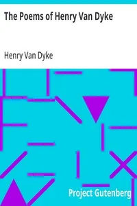 The Poems of Henry Van Dyke — Henry Van Dyke cover