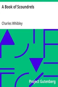 A Book of Scoundrels — Charles Whibley cover