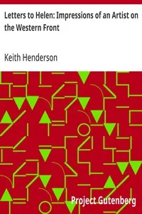 Letters to Helen: Impressions of an Artist on the Western Front — Keith Henderson cover