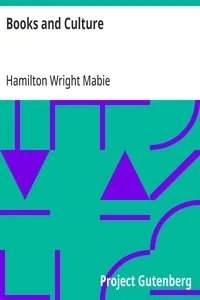 Books and Culture — Hamilton Wright Mabie cover