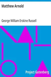 Matthew Arnold — George William Erskine Russell cover