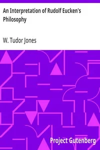 An Interpretation of Rudolf Eucken's Philosophy cover