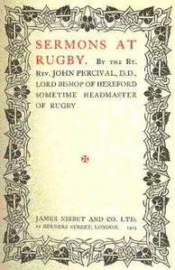 Sermons at Rugby — John Percival cover