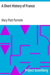 A Short History of France — Mary Platt Parmele cover
