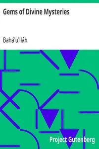 Gems of Divine Mysteries — Bahá'u'lláh cover