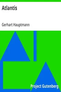 Atlantis — Gerhart Hauptmann cover