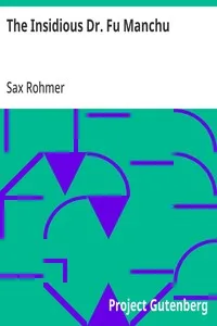 The Insidious Dr. Fu Manchu — Sax Rohmer cover