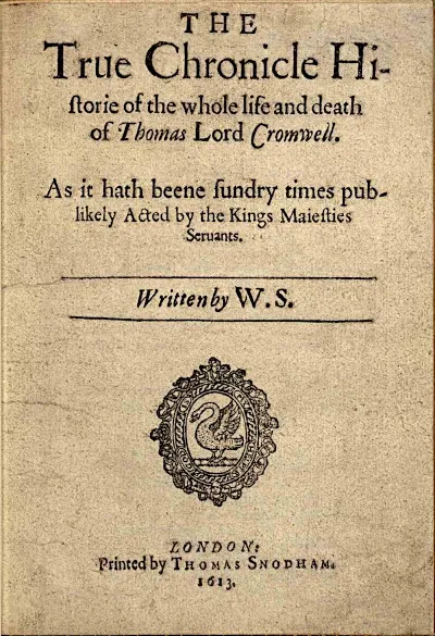 Thomas Lord Cromwell — Anonymous cover