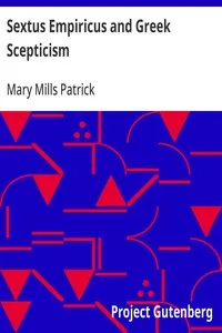 Sextus Empiricus and Greek Scepticism cover