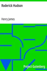 Roderick Hudson — Henry James cover