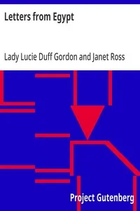 Letters from Egypt — Lucie, Lady Duff Gordon cover