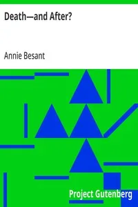 Death—and After? — Annie Besant cover