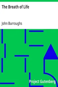 The Breath of Life — John Burroughs cover