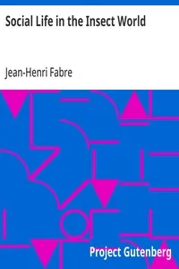 Social Life in the Insect World — Jean-Henri Fabre cover