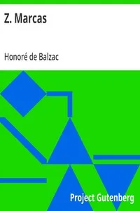 Z. Marcas — Honoré de Balzac cover