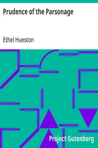 Prudence of the Parsonage — Ethel Hueston cover