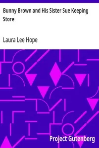 Bunny Brown and His Sister Sue Keeping Store — Laura Lee Hope cover