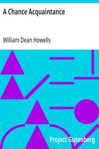 A Chance Acquaintance — William Dean Howells cover