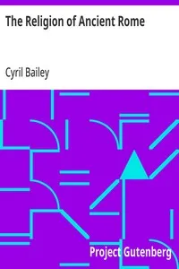 The Religion of Ancient Rome — Cyril Bailey cover
