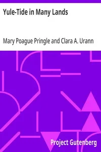 Yule-Tide in Many Lands — Mary Poague Pringle cover
