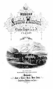 The Modern Scottish Minstrel, Volume 2.: The Songs of Scotland of the Past Half Century — Anonymous cover