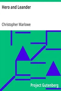 Hero and Leander — Christopher Marlowe cover